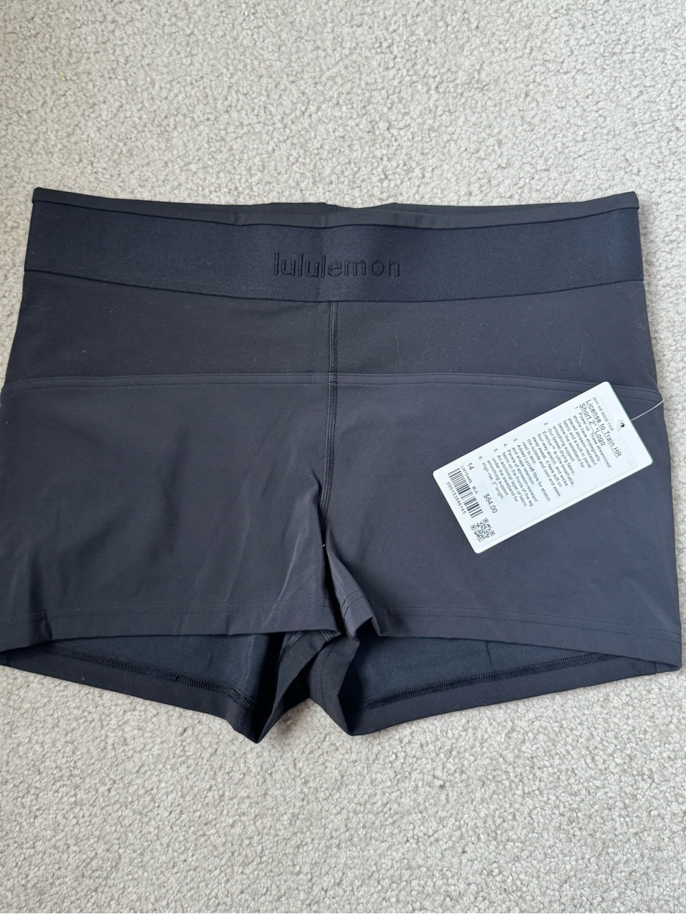 lululemon athletica Black Seamless Bike Shorts